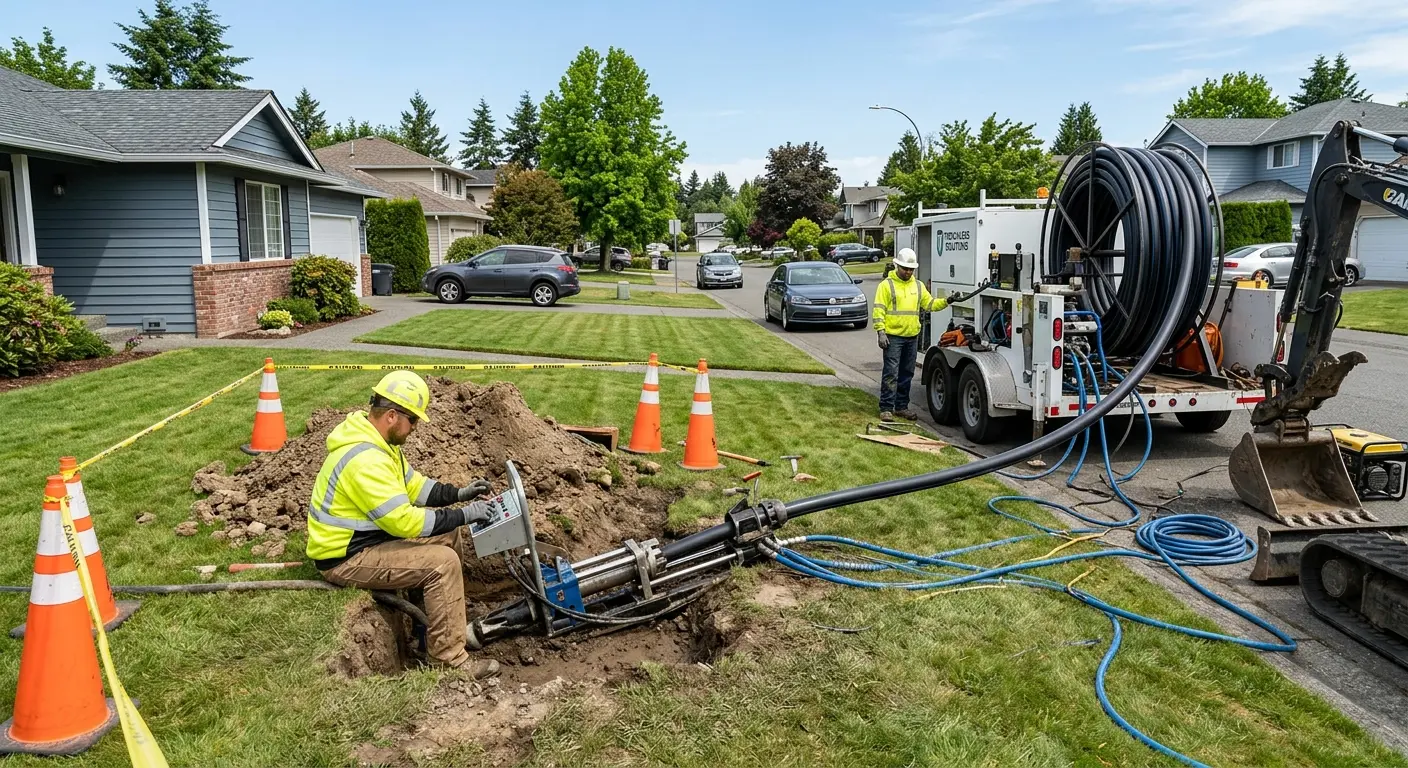 Sewer Line Replacement in Reynolds, MI